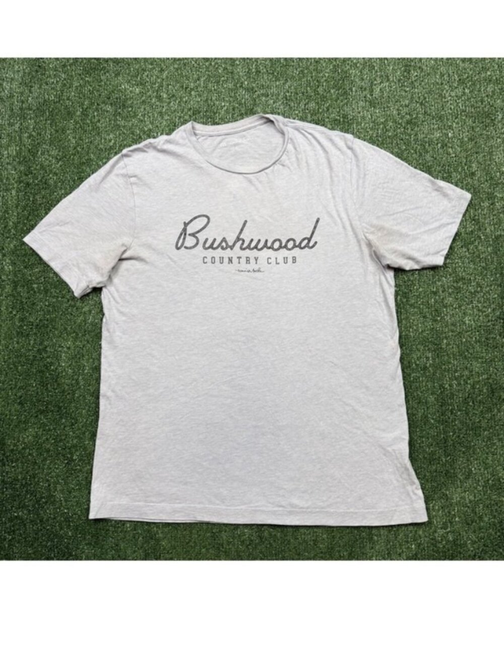 Travis Mathew Bushwood T Shirt Mens Size M Gray Short Sleeve Golf
